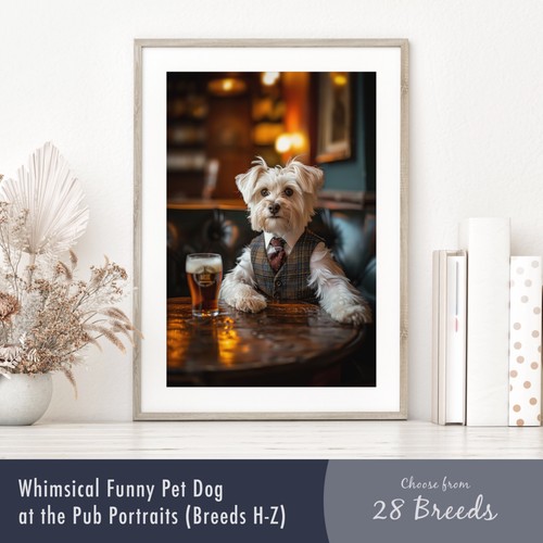 Smartly dressed dog - the, pub