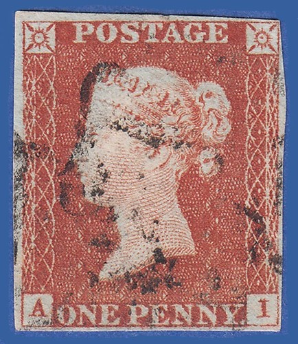N37 1841 red brown - gb,