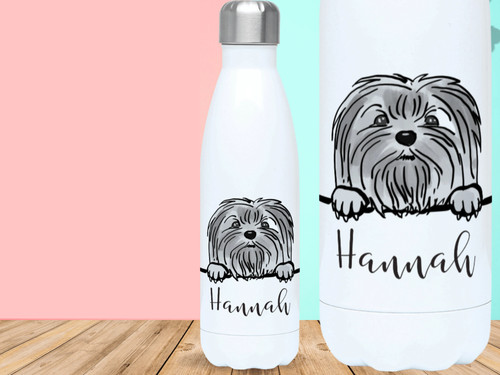 Maltese water bottle - bottle, |