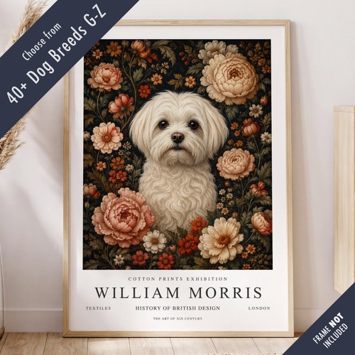William morris style dog - morris,