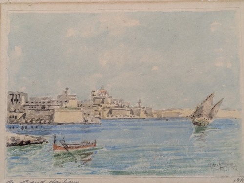 1971 original watercolour - 1971,