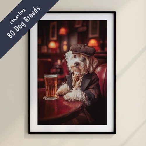 Funny dog drinking - dog, the